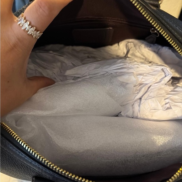 Coach Black and Leopard Women's Satchel like new - Picture 9 of 9